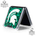 Michigan State University Spartans Digital Pixels Galaxy Z Flip6 Clear Case